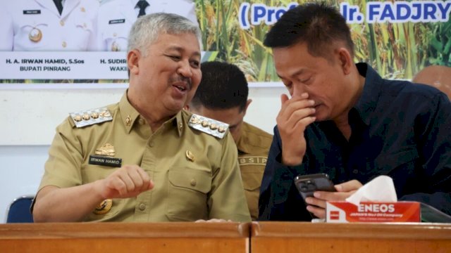 Bupati Pinrang, H. A. Irwan Hamid.