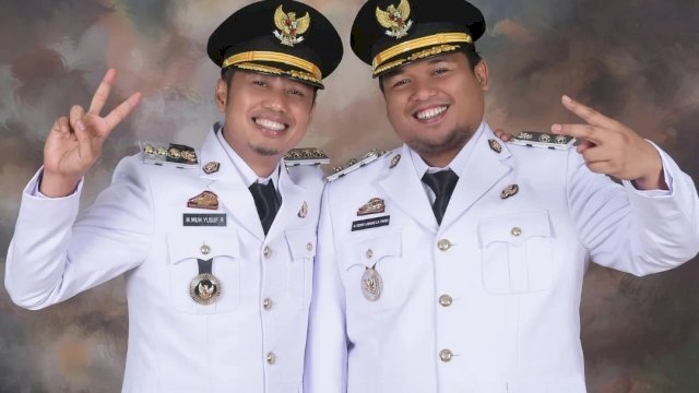 Bupati dan wakil Bupati Enrekang, Muh Yusuf Ritangnga dan Andi Tenri Liwang La Tinro.