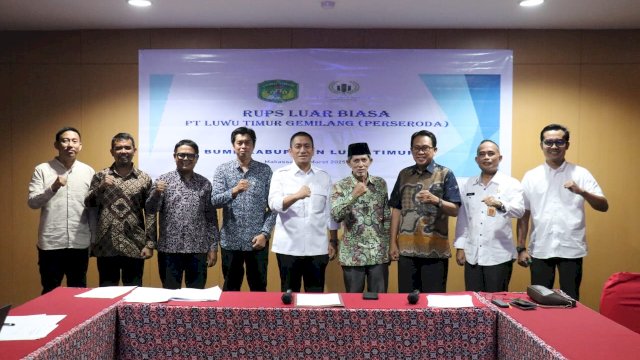 Bupati Ibas Pimpin RUPS LB PT. Luwu Timur Gemilang, Tetapkan Komisaris dan Direksi Baru