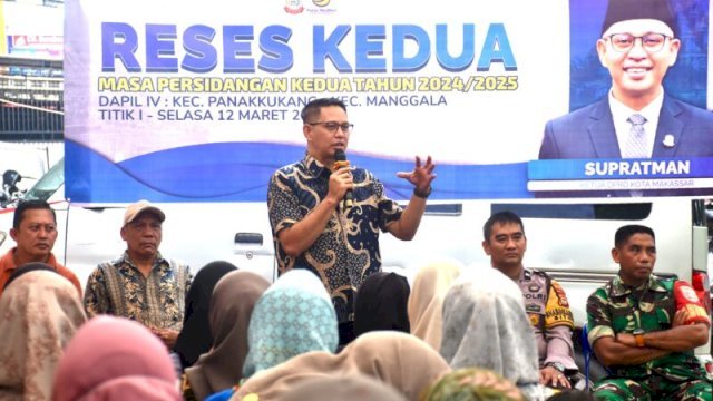 Ketua DPRD Makassar Supratman Serap Aspirasi Warga.