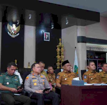 Pemkab Luwu Ikuti Rakor Pengendalian Inflasi Bersama Kemendagri Secara Daring