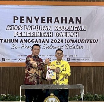 Pemkab Soppeng Serahkan Laporan Keuangan Tahun 2024 ke BPK Perwakilan Sulsel