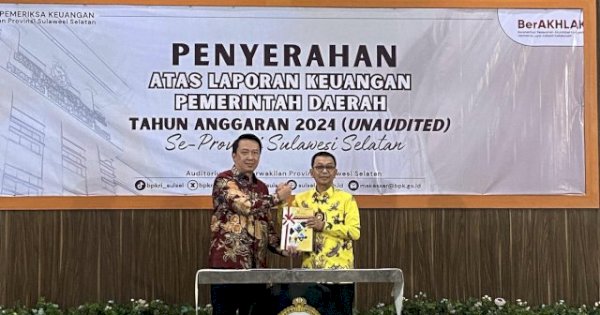 Pemkab Soppeng Serahkan Laporan Keuangan Tahun 2024 ke BPK Perwakilan Sulsel