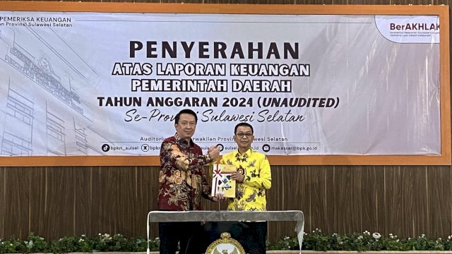 Pemkab Soppeng Serahkan LKPD Tahun 2024.