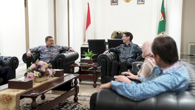 Temui Wali Kota Makassar, Konjen Australia Bahas Kelanjutan Program RISE.