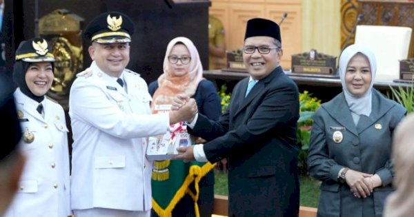 Hadiri Sertijab Wali Kota Makassar, Wagub Fatmawati Rusdi Sampaikan Pesan Khusus