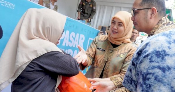 Wakil Wali Kota Makassar Tinjau Pelaksanaan Pasar Murah di Kecamatan Makassar