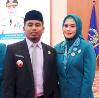 Wali Kota Tasming Hamid Hadiri Pelantikan dr. Andi Arfiah sebagai Ketua PKK Parepare