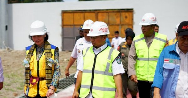 Wali Kota Parepare Tasming Hamid Dampingi Dirjen Cipta Karya Tinjau Stadion BJ Habibie