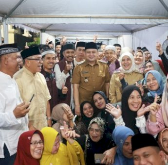 Wali Kota dan Wakil Wali Kota Makassar Ajak Masyarakat Bangun Makassar Bersama