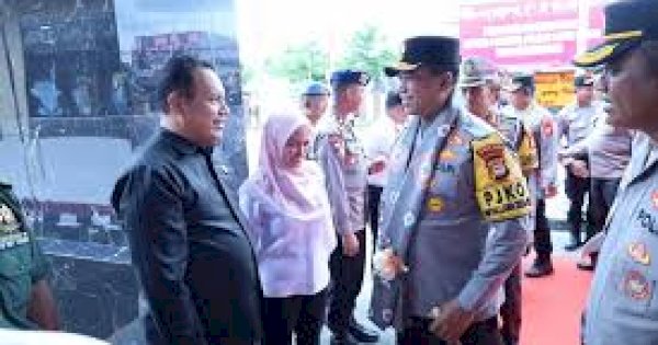 Ketua DPRD Luwu Utara Amir Makhmud Sambut Kunjungan Kerja Kapolda Sulsel di Lutra