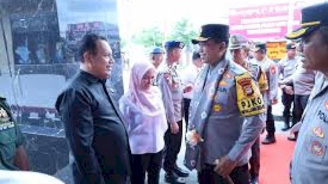 Ketua DPRD Luwu Utara Amir Makhmud Sambut Kunjungan Kerja Kapolda Sulsel di Lutra.