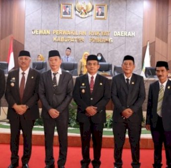 DPRD Pinrang Paripurna Sertijab dan Penyampaian Pidato Sambutan Bupati Periode 2025-2030