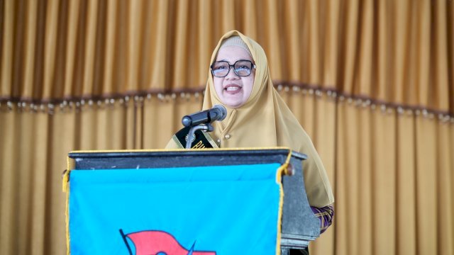 Bunda PAUD Kabupaten Soppeng, Hj. Suarni Suwardi.