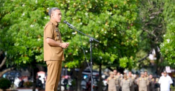 Paris Yasir Pimpin Apel dan Launching Logo Hari Jadi Jeneponto ke-162