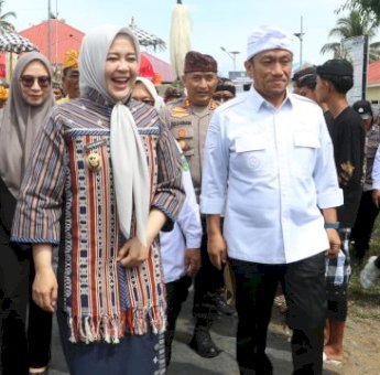 Wagub Sulsel Fatmawati Rusdi Tekankan Pentingnya Persatuan di Perayaan Dharma Santi 1947 Saka di Lapangan Tomoni Timur, Ribuan Umat Hindu Hadir