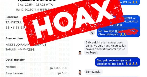 Hati-Hati! Penipuan Berkedok Donasi Catut Nama Gubernur Sulsel Andi Sudirman Sulaiman