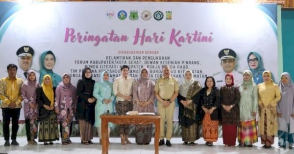 Bupati Pinrang Kukuhkan Pengurus Organisasi Wanita di Hari Kartika