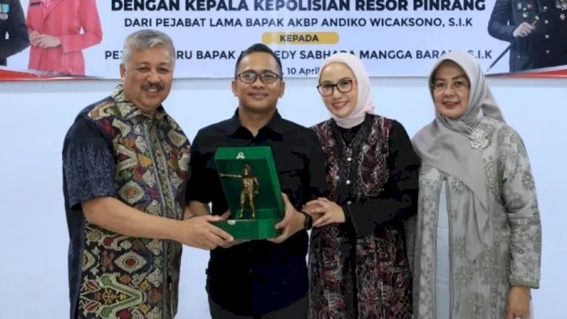 Pisah Sambut Kepala Kepolisian Resor Pinrang.