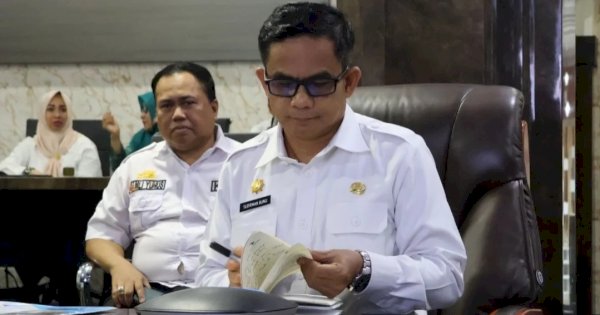 Wabup Pinrang Ikut Rakor Percepatan Penurunan Stunting Tingkat Sulsel Secara Virtual