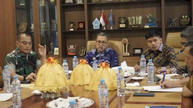 Bupati Jeneponto H. Paris Yasir, Pimpin Rapat Koordinasi Forkopimda Jeneponto.