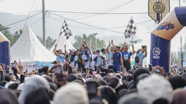 Ribuan Peserta Meriahkan Fun Run Anti Mager Sulsel di Malili.