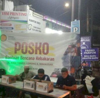 Tanggapi Bencana, Plt Dirut PDAM Makassar Hamzah Ahmad Pastikan Penyaluran Air Bersih ke Warga Terdampak Kebakaran di Tamalate