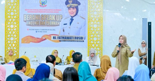 Wagub Sulsel Dorong Edukasi Sosial bagi Penyintas Kekerasan: Keberanian Speak Up Adalah Langkah Awal Pemulihan dan Keadilan