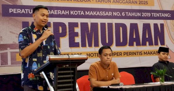 Odhika Cakra Satriawan Gelar Sosialisasi Perda Kepemudaan, Dorong Kesejahteraan Pemuda Makassar