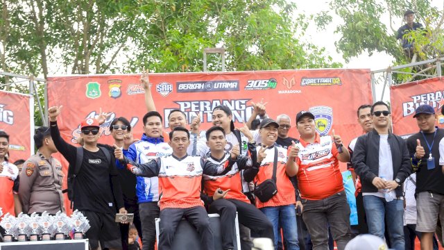 Sirkuit Maradona X RMS di Sidrap Menggebrak, Bupati Cup Kejurda Grasstrack Dongkrak Perekonomian Daerah 