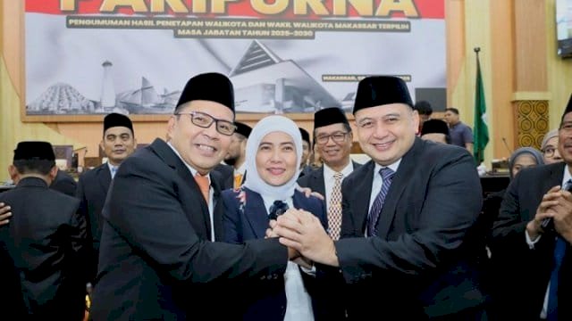 Paripurna DPRD Makassar Tetapkan Appi - Aliyah Wali Kota Dan Wakil Wali Kota Makassar Terpilih.