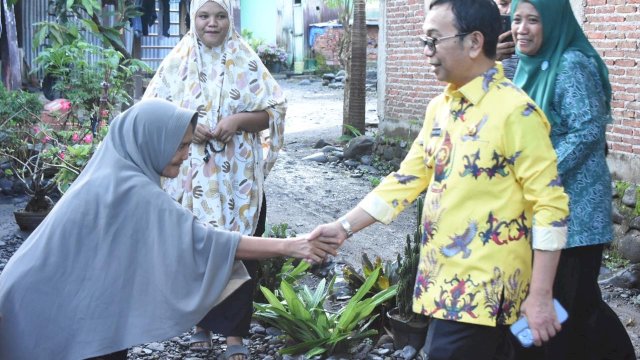 Bupati Soppeng Suwardi Haseng Kunjungi Lokasi Persiapan Program Bedah Rumah Layak Huni.
