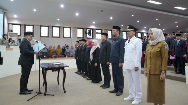 Ini Daftar Lengkap 46 Pejabat Baru Pemkot Makassar yang Dilantik Appi-Aliyah