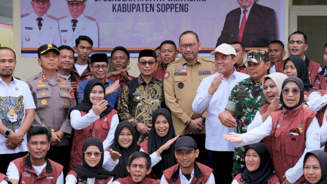 Bupati Suwardi Haseng Dampingi Sekjen Kemensos Tinjau Kesiapan Pembangunan Sekolah Rakyat di Soppeng