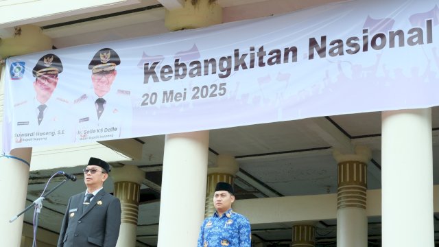 Bupati Soppeng Bertindak Selaku Inspektur Upacara Harkitnas ke-117 Tahun 2025