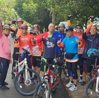 Aktivitas Sehat dan Inspiratif, Warga Bukit Baruga Gowes Santai ke Beba Takalar di Akhir Pekan