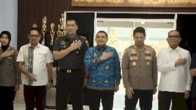 Ketua DPRD Makassar Supratman Hadiri Rapat Koordinasi Forkopimda di Kodim 1408