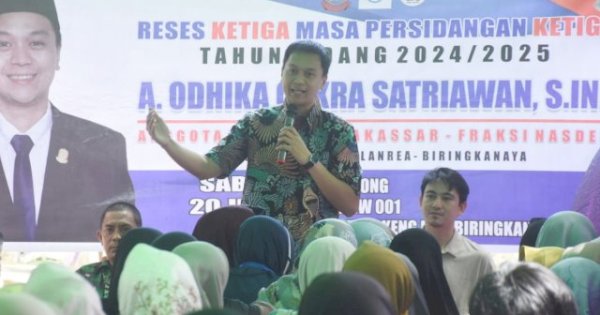 Reses di Biringkanaya, Odhika Fokus pada Pendidikan dan Kesejahteraan Warga