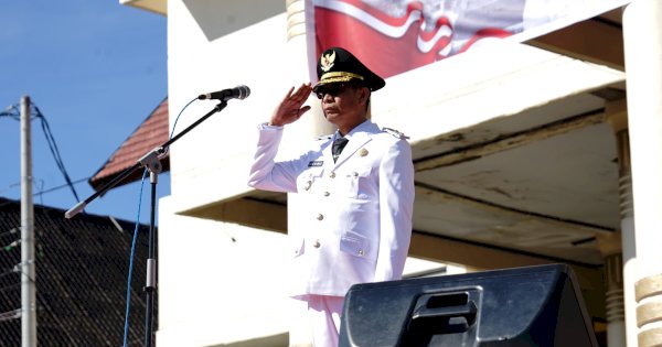Wabup Soppeng Pimpin Langsung Upacara Peringatan Hari Otonomi Daerah ke-XXIX