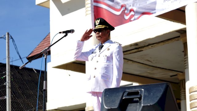 Wabup Soppeng Pimpin Langsung Upacara Peringatan Hari Otonomi Daerah ke-XXIX