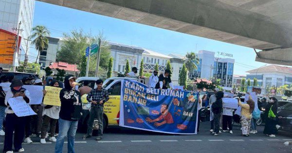 Warga Manggala Demo soal Banjir, DPRD Makassar Siapkan RDP