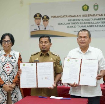 Wali Kota Tasming Hamid Gandeng STIKS Makassar, Dorong Peningkatan SDM Parepare