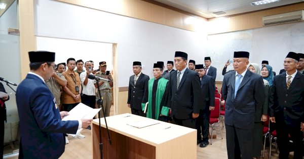 Wabup Selle Lantik Andi Muhammad PJ Sekda Soppeng