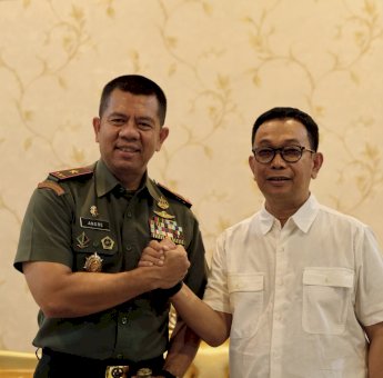 Bupati Soppeng Suwardi Terima Kunjungan Danrem 141/Tp Bahas Kesiapan Kunjungan Kerja Pangdam