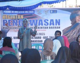 Ketua DPRD Sulsel Rachmatika Dewi Kawal Perbaikan Jalan Hertasning-Aroepala, Siap Dibeton Tahun Ini