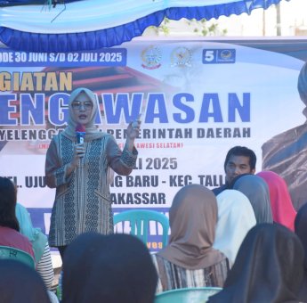 Ketua DPRD Sulsel Rachmatika Dewi Kawal Perbaikan Jalan Hertasning-Aroepala, Siap Dibeton Tahun Ini