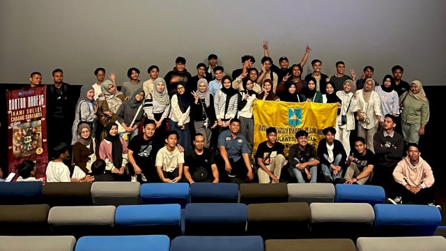 IKAMI Sulsel Cabang Surabaya Dukung Karya Daerah dengan Nobar "Jodoh 3 Bujang