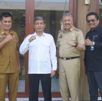 Bupati Pinrang Sambut Kepala BPKP Sulsel, Bahas Sinergitas Pembangunan