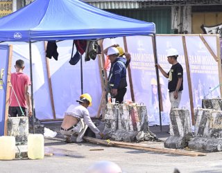 Suplai Air PDAM Makassar Tetap Mengalir Saat Pengerjaan Pa&rsquo;baeng-baeng, Tapi Debit Berkurang