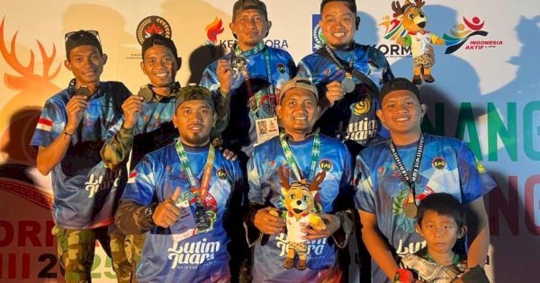 Kontingen Airsoft Luwu Timur Raih Prestasi di FORNAS VIII NTB
